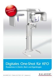 Digitales One-Shot fÃ¼r KFO - KALADENT AG