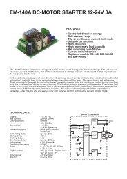 EM-140A DC-MOTOR STARTER 12-24V 8A