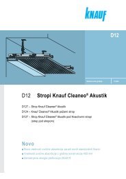 D12 Knauf Cleaneo Akustik Decken - Kalcer