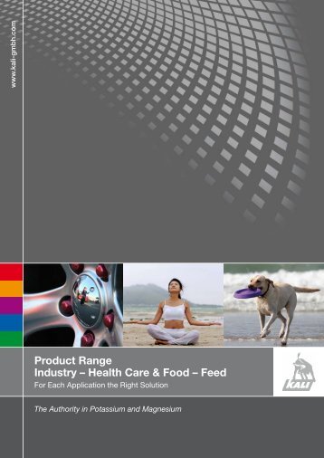 Product Range Industry â Health Care & Food ... - K+S KALI GmbH