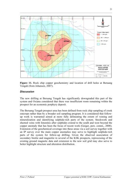 Copper potential of KSK COW - Kalimantan Gold Corporation Limited