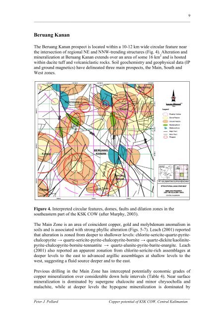 Copper potential of KSK COW - Kalimantan Gold Corporation Limited