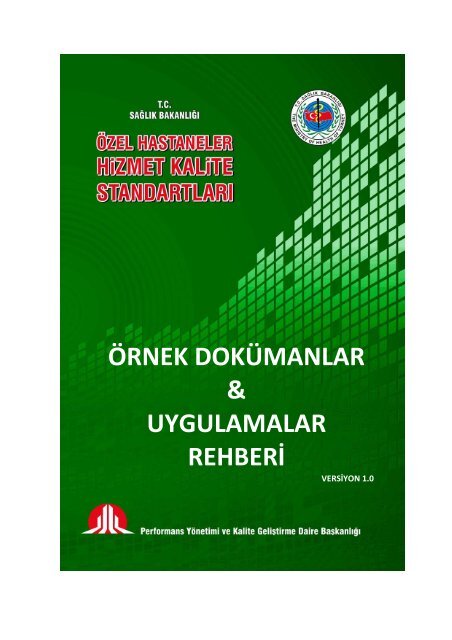 Ã¶rnek dokÃ¼manlar & uygulamalar rehberi - SaÄlÄ±kta Kalite ve ...