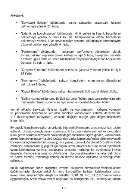 I. UluslararasÄ± SaÄlÄ±kta Performans ve Kalite Kongresi Bildiriler ...