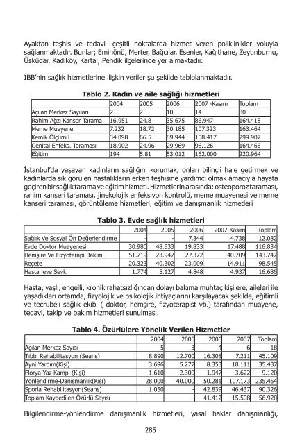 I. UluslararasÄ± SaÄlÄ±kta Performans ve Kalite Kongresi Bildiriler ...