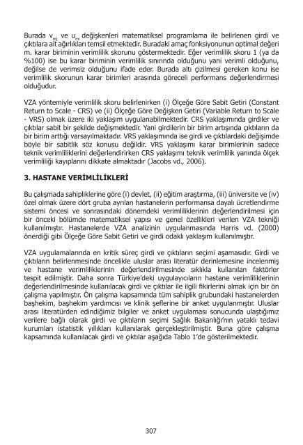 I. UluslararasÄ± SaÄlÄ±kta Performans ve Kalite Kongresi Bildiriler ...