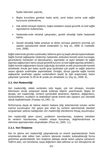 I. UluslararasÄ± SaÄlÄ±kta Performans ve Kalite Kongresi Bildiriler ...