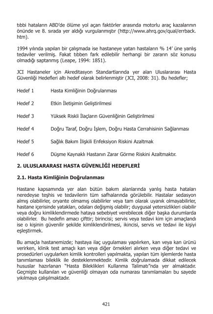 I. UluslararasÄ± SaÄlÄ±kta Performans ve Kalite Kongresi Bildiriler ...