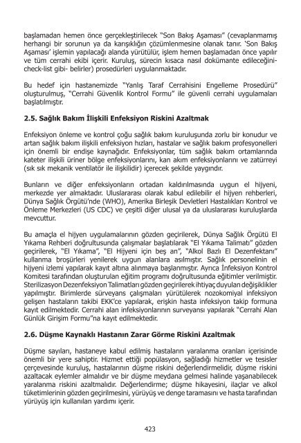 I. UluslararasÄ± SaÄlÄ±kta Performans ve Kalite Kongresi Bildiriler ...