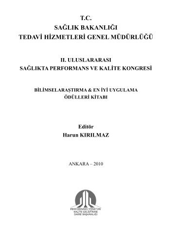 Kongre Uygulama ÃdÃ¼lleri KitabÄ± - SaÄlÄ±kta Kalite ve Akreditasyon ...