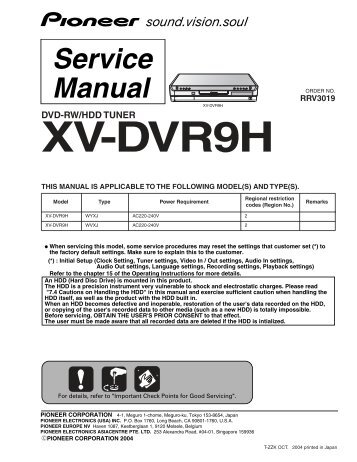 DVD-RW/HDD TUNER