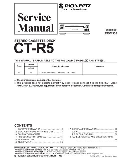 Service Manual