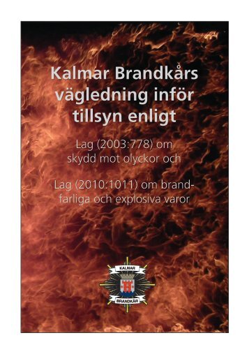 Kalmar brandkårs vägledning inför tillsyn enligt lagen om skydd mot ...