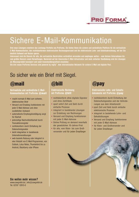 mail - CSW Peripheriesysteme GmbH