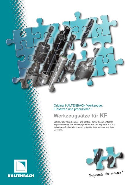 WerkzeugsÃ¤tze fÃ¼r KF - Hans Kaltenbach Maschinenfabrik GmbH + ...