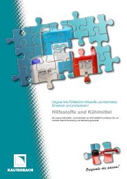 Hilfsstoffe und KÃ¼hlmittel - Hans Kaltenbach Maschinenfabrik GmbH ...