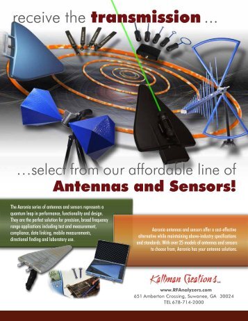 antenna brochure - Kaltman Creations LLC