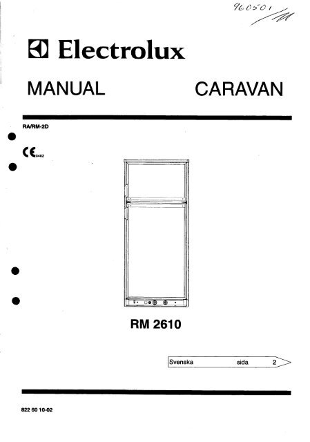 Dometic Manual RM 2610.pdf - KAMA Fritid