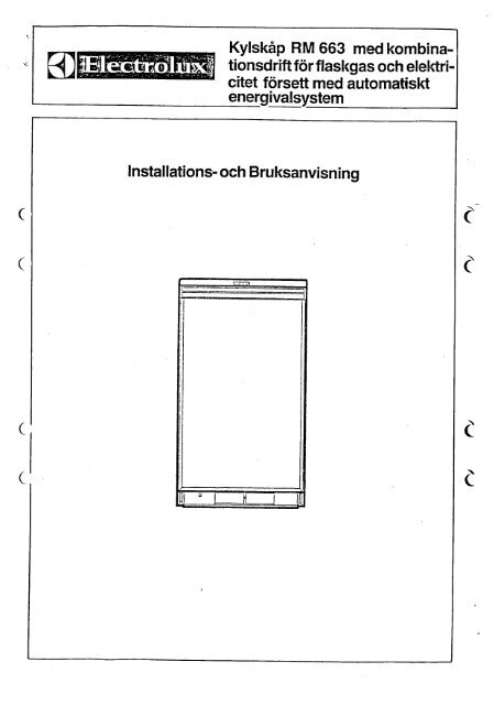 Dometic Manual RM 663.pdf - KAMA Fritid