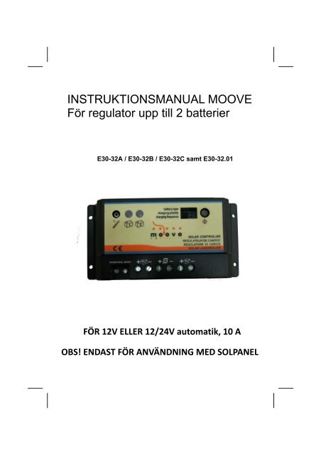 E30-32.01_Moove regulator.pdf - KAMA Fritid