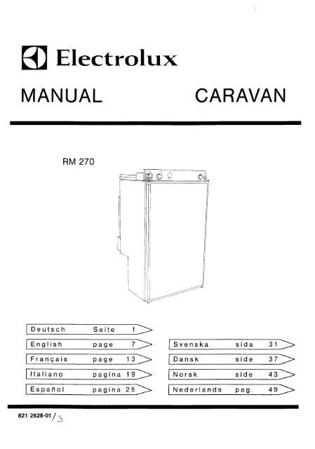 Dometic Manual RM 270.pdf - KAMA Fritid