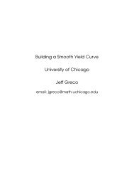 the full text of Professor Greco's lecture notes on yield curve smoothing