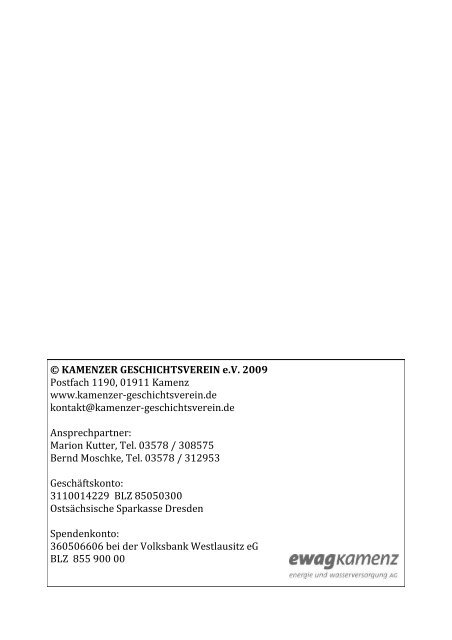 Korrespondenzblatt - Kamenzer-geschichtsverein.de