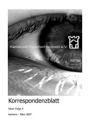 Korrespondenzblatt - Kamenzer-geschichtsverein.de