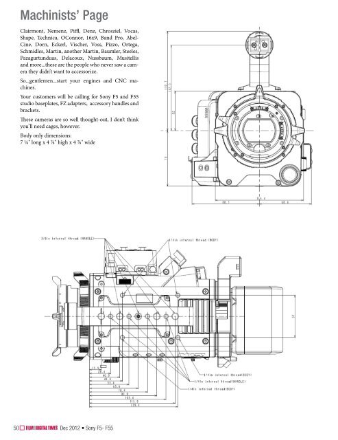 by Jon Fauer, ASC - Kameraverleih Deutschland