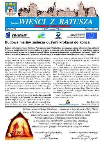 Nr 1 (33) - grudzieÅ 2011r. - Miasto i Gmina KamieÅ Pomorski