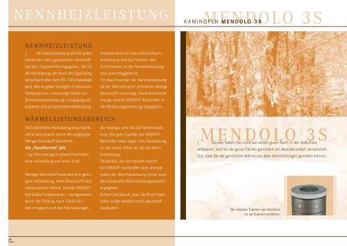 DROOFF Produktkatalog 2011 - Kaminofen Hersteller