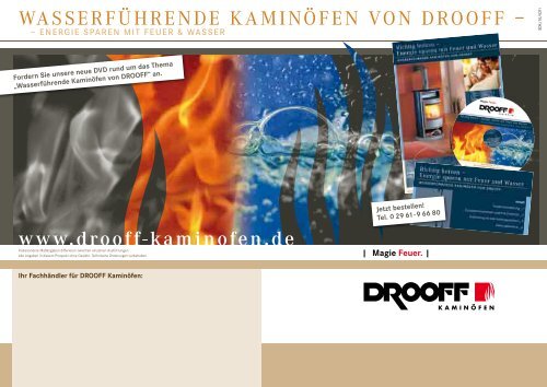 DROOFF ProduktÃ¼bersicht 2011 - Kaminofen Hersteller