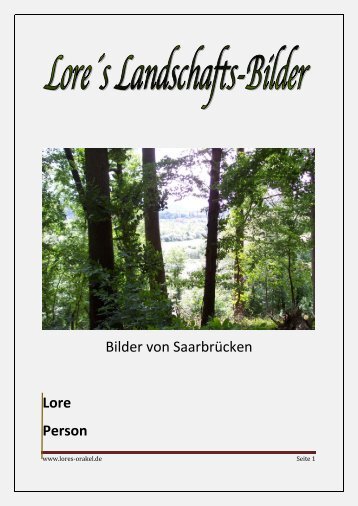 Lore´s Bilder von Saarbrücken 