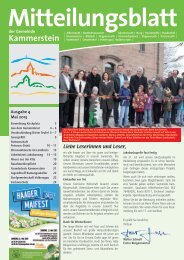 Mitteilungsblatt Mai 2013 (PDF) - Gemeinde Kammerstein