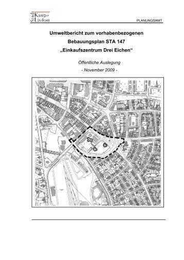 Umweltbericht zum vorhabenbezogenen ... - Kamp-Lintfort