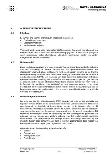 4. Alternatief onderzoek 5. Trechterstudie