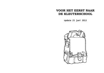 Naar school! - Gemeente Kampenhout