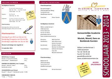 Gemeentelijke Academie voor Muziek, Woord, Dans en Beeldende ...