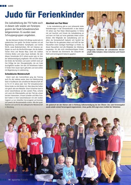 Ausgabe 3/ 2012 - TSV SchwabmÃ¼nchen