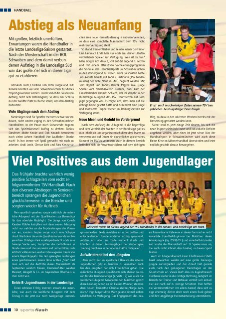 Ausgabe 2/ 2012 - TSV SchwabmÃ¼nchen