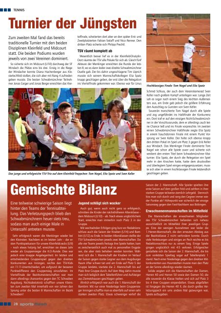 Ausgabe 2/ 2012 - TSV SchwabmÃ¼nchen