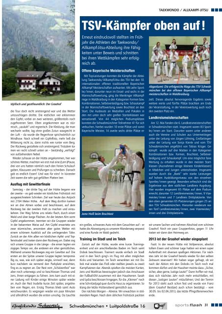 Ausgabe 2/ 2012 - TSV SchwabmÃ¼nchen