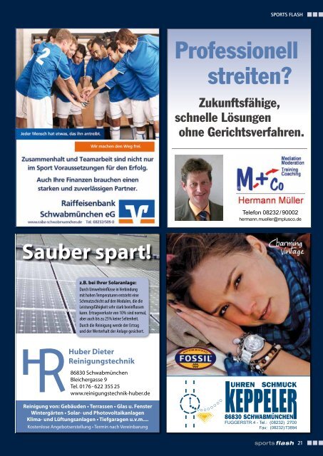 Ausgabe 3/ 2011 - TSV SchwabmÃ¼nchen