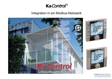 Integration von KaControl in ein Modbus-Netzwerk