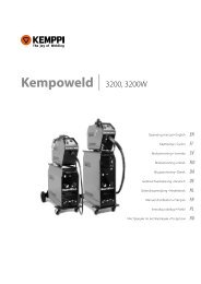 Kempoweld 3200, 3200W - Kewell SchweiÃtechnik GmbH