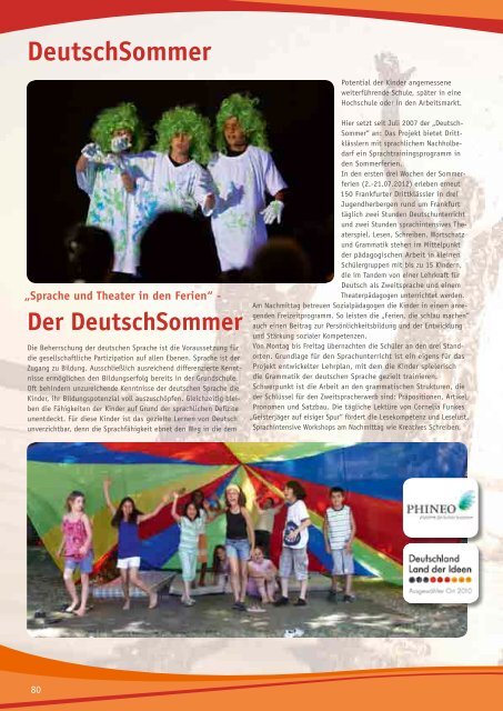 KlasseFahrt 2013 - Die Jugendherbergen in Hessen