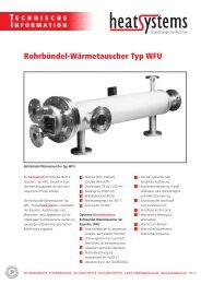 RohrbÃ¼ndel-WÃ¤rmetauscher Typ WFU - heatsystems