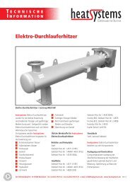 Elektro-Durchlauferhitzer - heatsystems