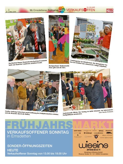 Emsdettener Frühlingsmarkt 14.-16.März 2014