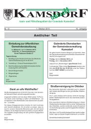 Amtsblatt, Monat Oktober 2013 - Kamsdorf